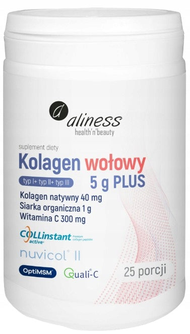 2 x Aliness Beef Collagen 5 g PLUS Vitamin C Bone Tendrum Cartilage Teeth Medical device no