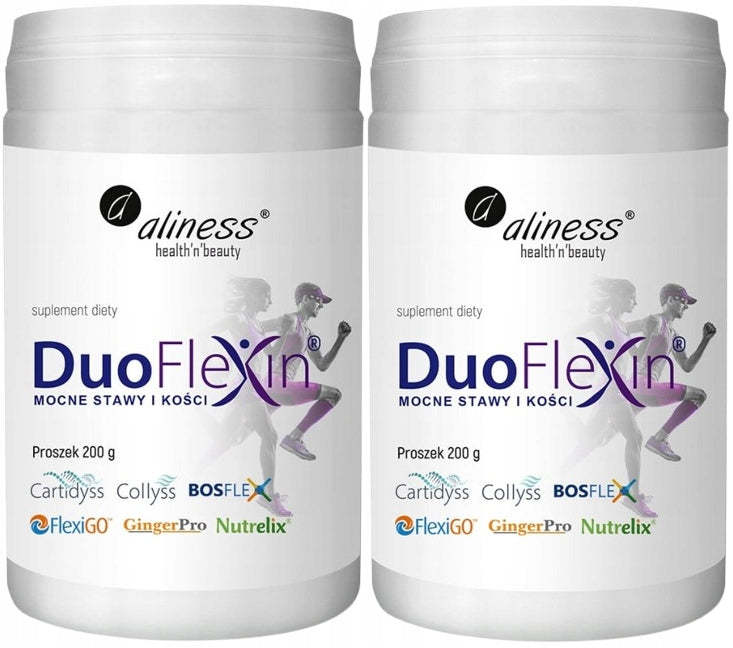 2 x Aliness Duoflexin powder 200g Joints Bones Wound healing Strength