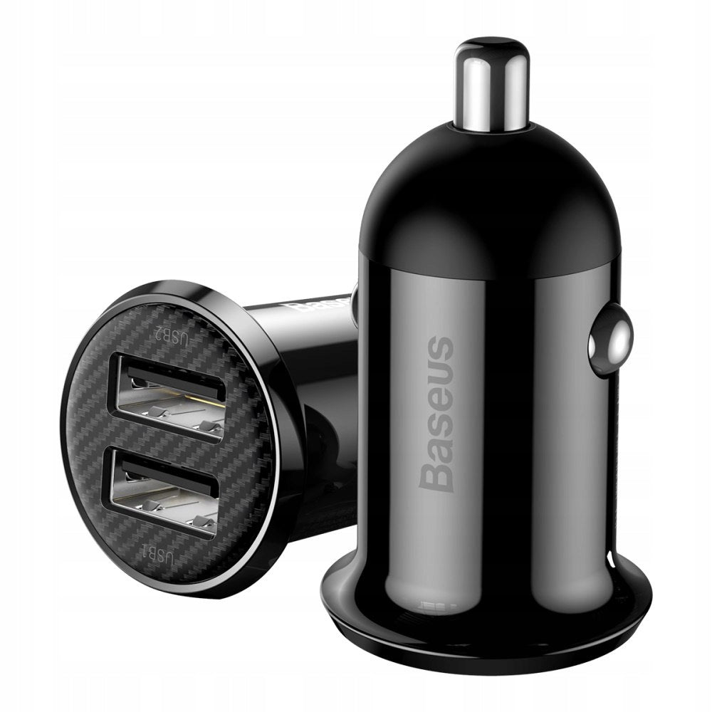 2 x Baseus fast car charger 2xUSB 4,8A Manufacturer code CCALLP-01