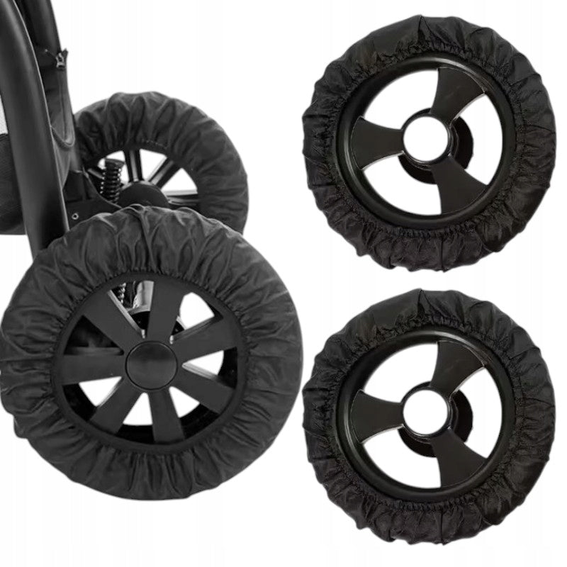 2 x COVERS WHEEL COVERS TROLLEY REAR 22-30 CM 2pcs