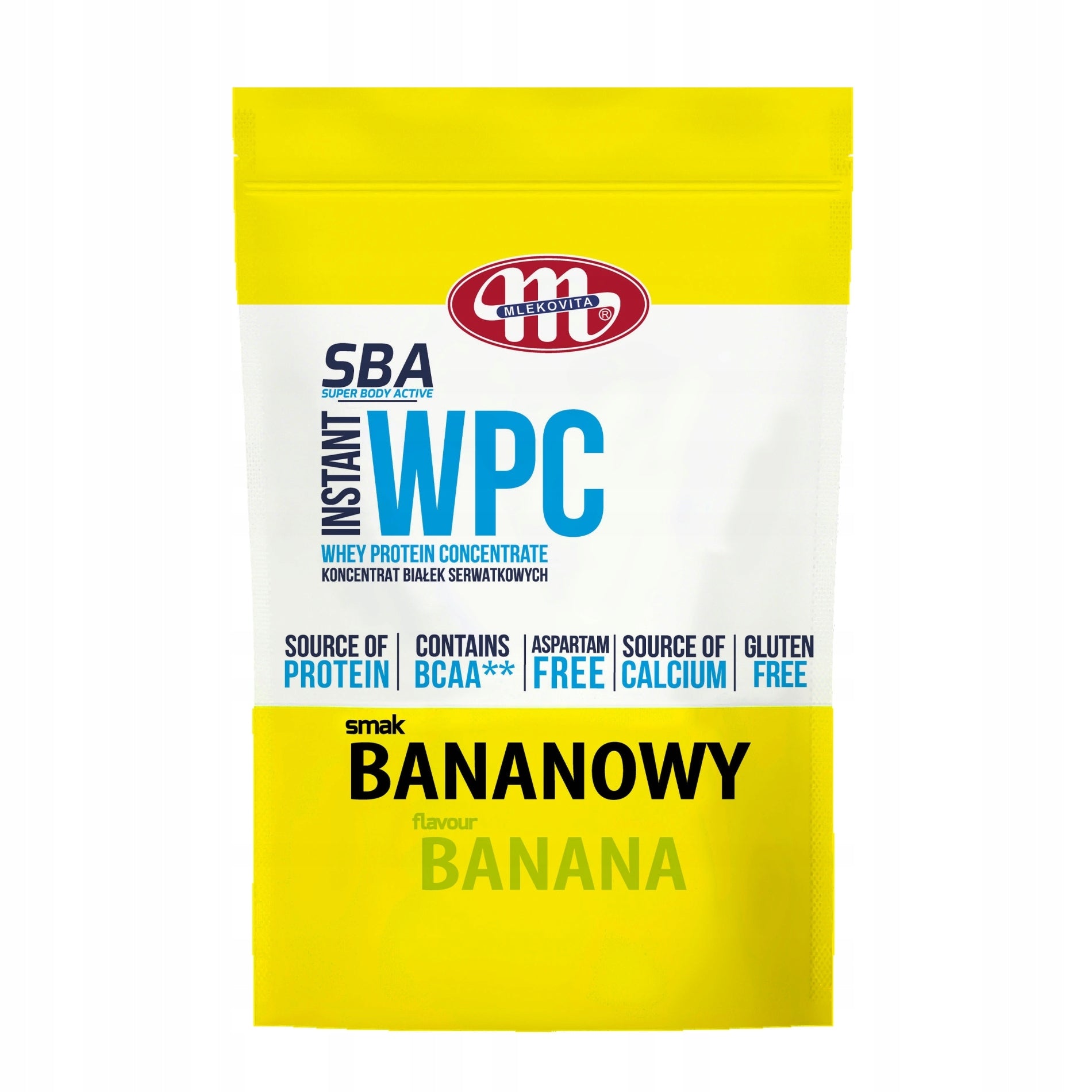 2 x Mlekovita protein supplement 700g WPC protein concentrate banana flavour Manufacturer code 5900512984803
