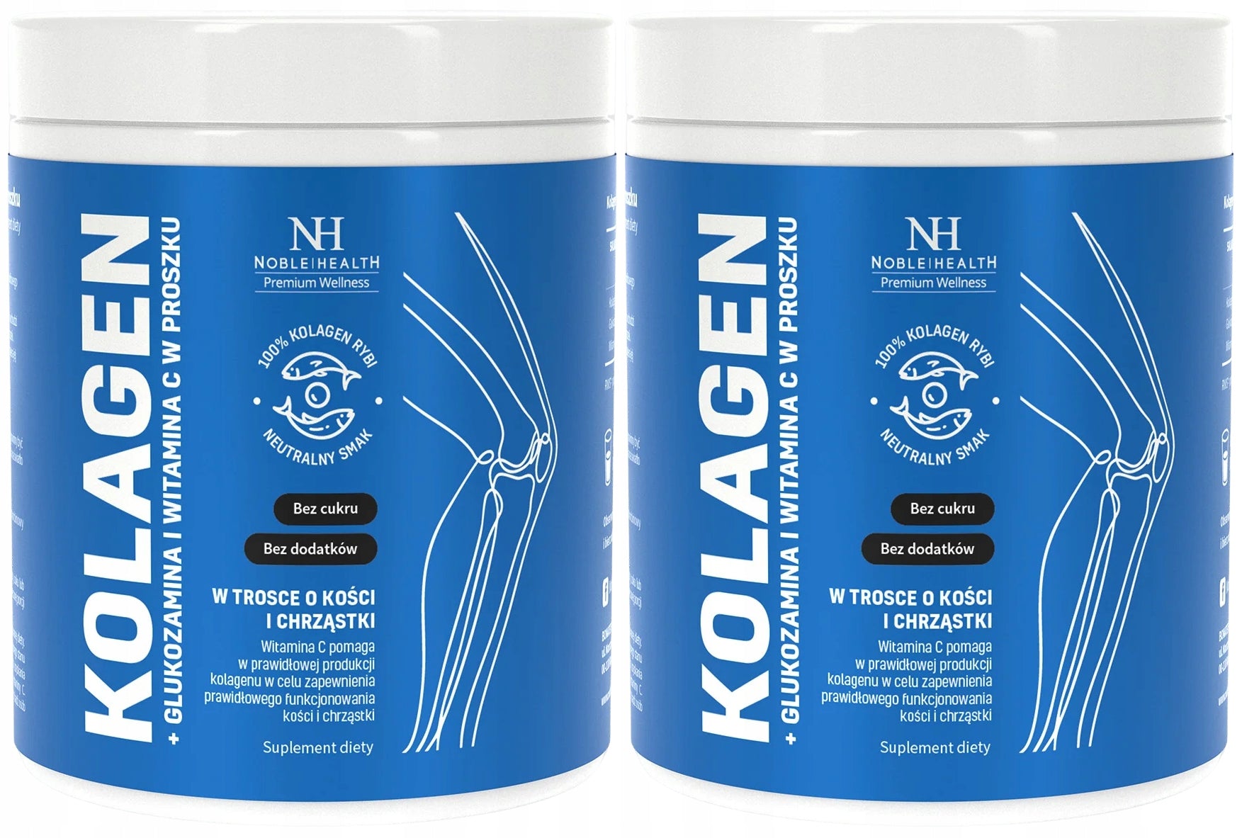 2 x Noble Health Collagen + Glucosamine and Vitamin C Support Joints and Bones