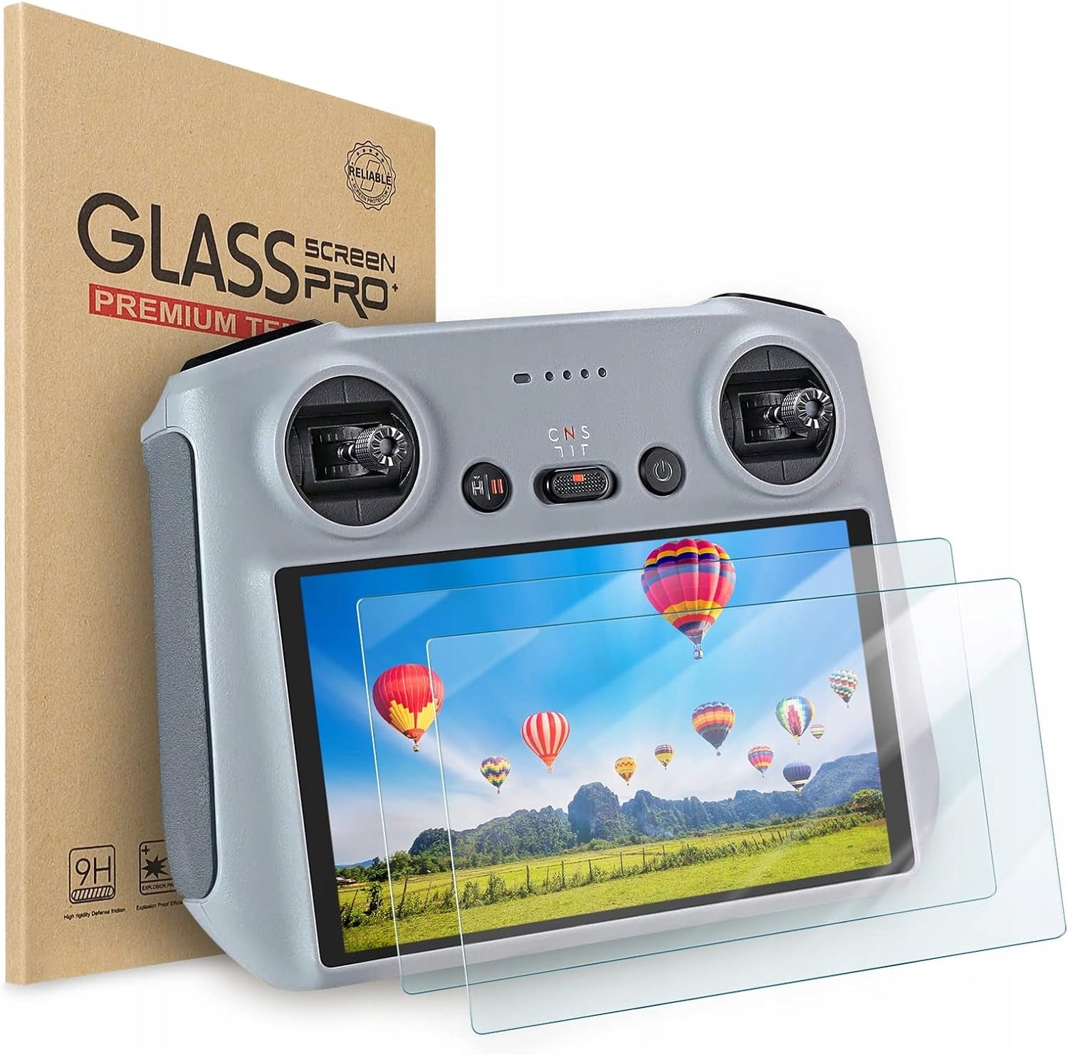 2 x PREMIUM TEMPERED GLASS FOR DJI RC 1 RC 2 AIR 3 Mini 3 Pro Mini 4 Pro