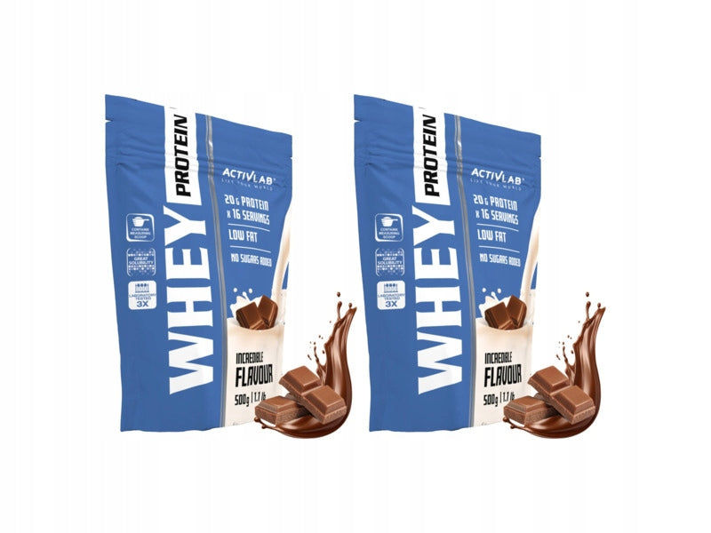 2 x Protein Conditioner ACTIVLAB Whey Protein WPC 85 Chocolate (500 g)