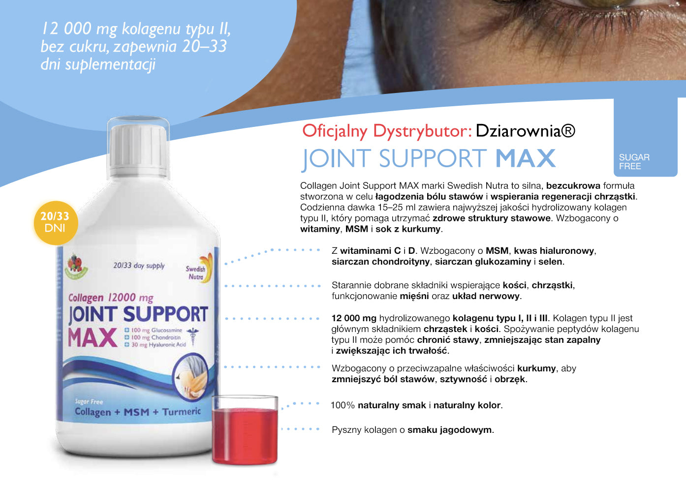 2 x Swedish Nutra BEEF COLLAGEN FOR DRINKING Joint Support MAX for joints BONES Manufacturer code 7350122361002