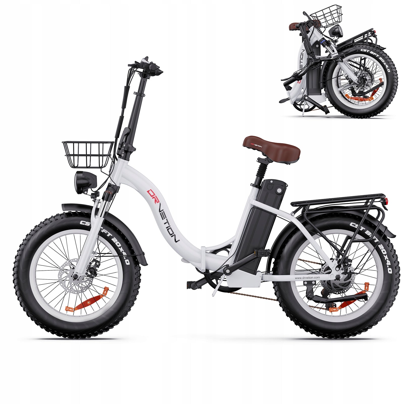 20” Folding Electric Vehicles Drvetion CT20 1000W Samsung 10AH 45KM/H