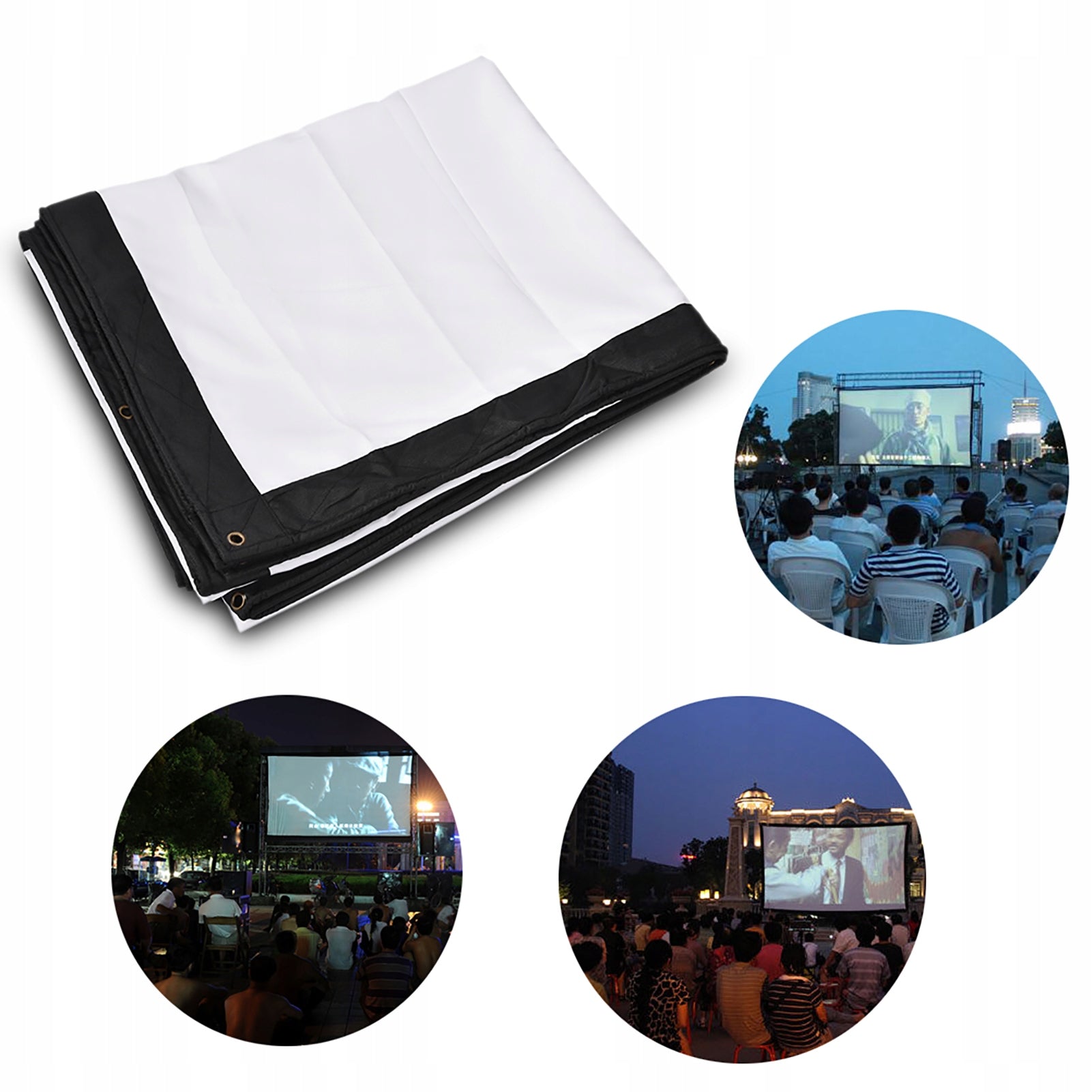 200" 443X249CM PROJECTION SCREEN FOR 16:9 CEILING WALL PROJECTOR Manufacturer code 172966405