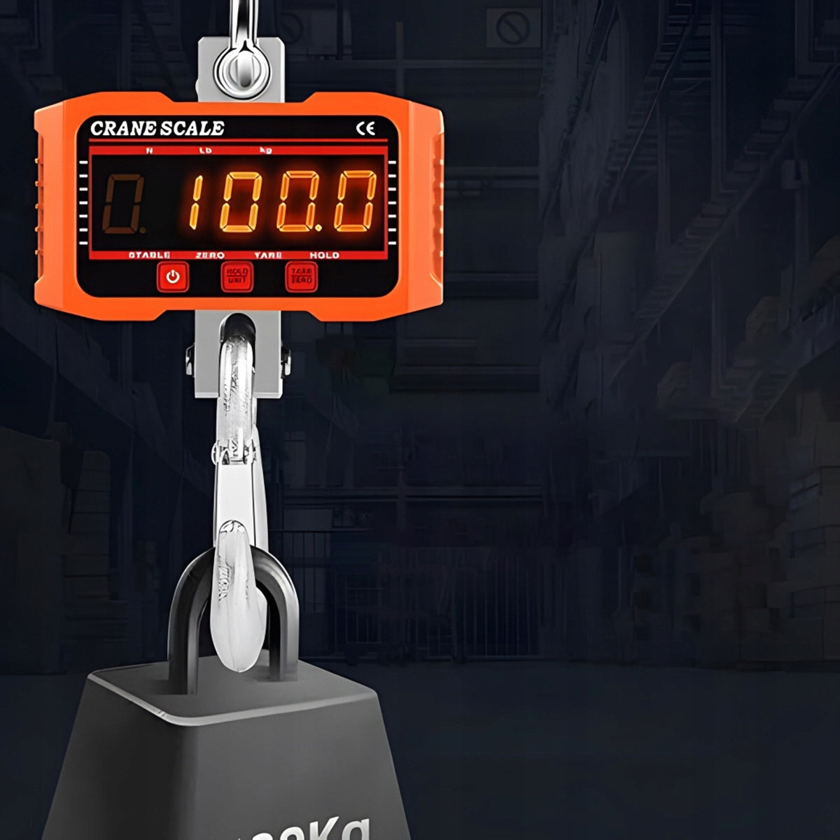 2000KG STORAGE SCALE HOOK electronic with remote control industrial scale