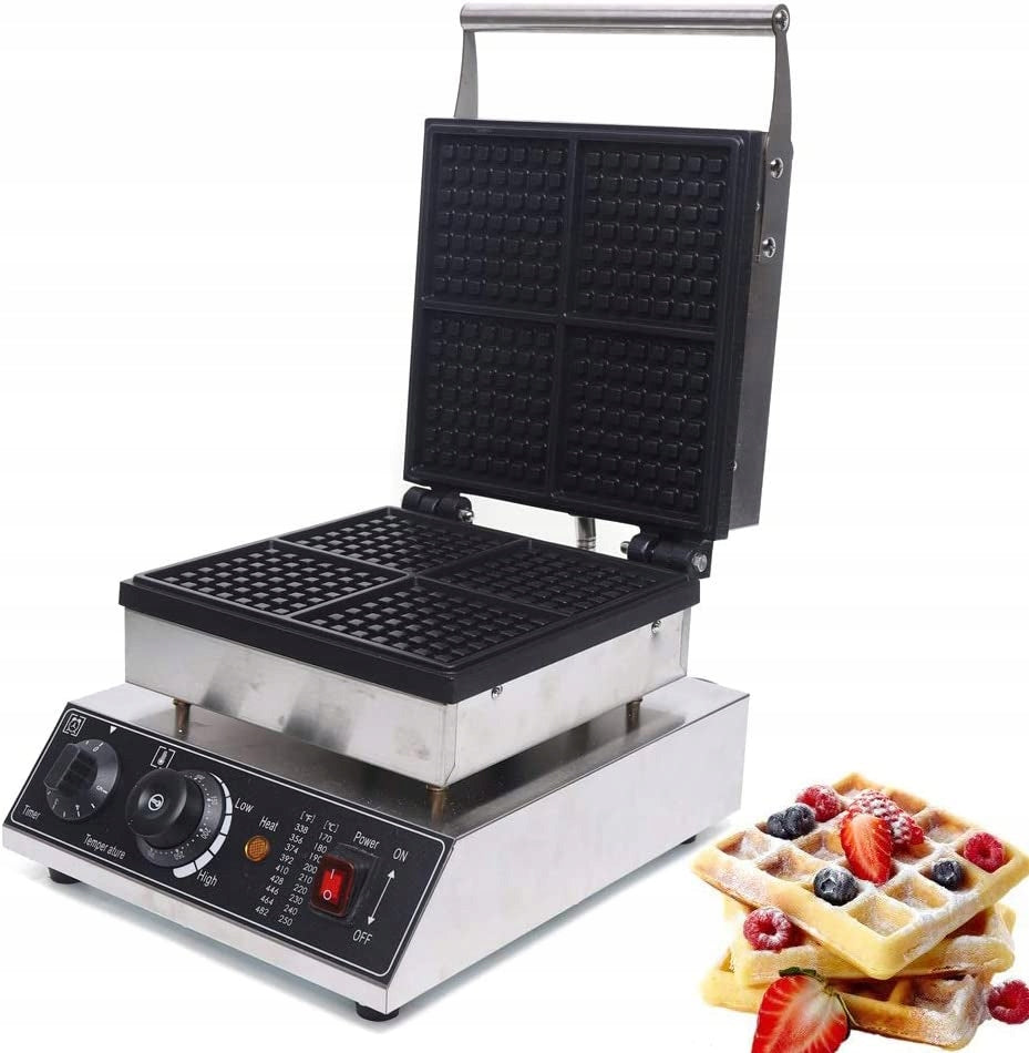 2000W Waffle Iron for Square Waffles Power rating 2000 W