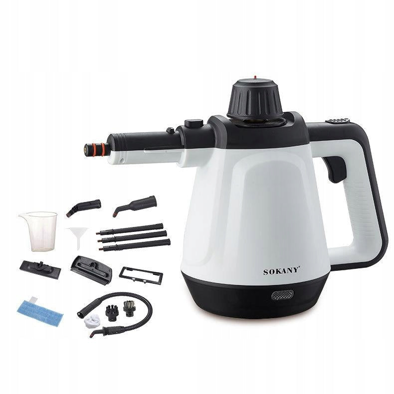 2000WSteam Cleaner Steam Mop Cleaning Set for Windows, Grout and Upholstery