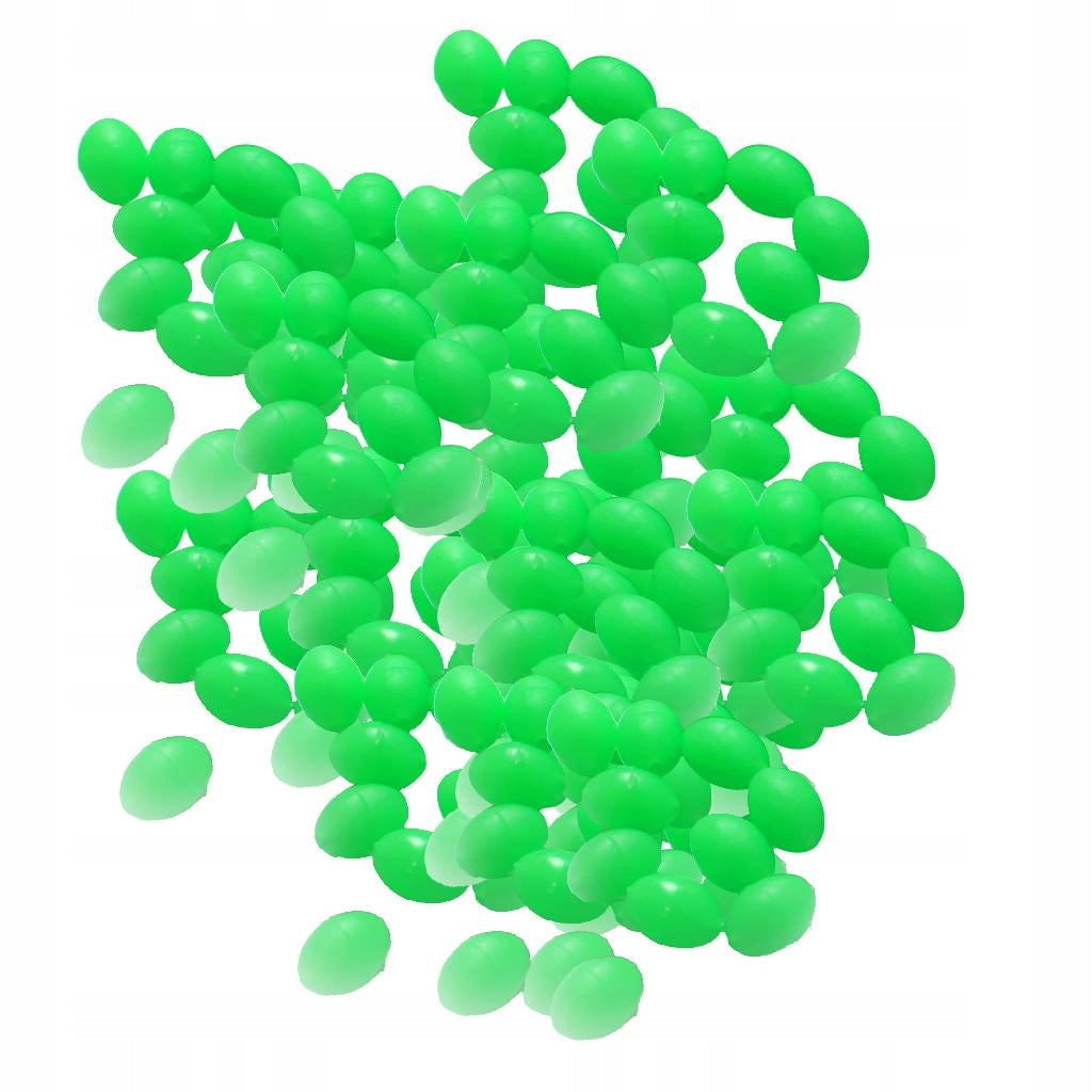 200pcs Luminous Fishing Beads 6x10mm 1.2mm Brand no brand