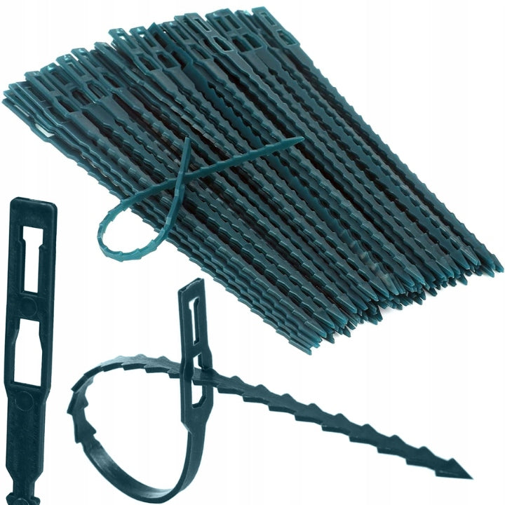 200x PLANT CLAMPS REUSABLE GARDEN TRITITES HOME CLIPS