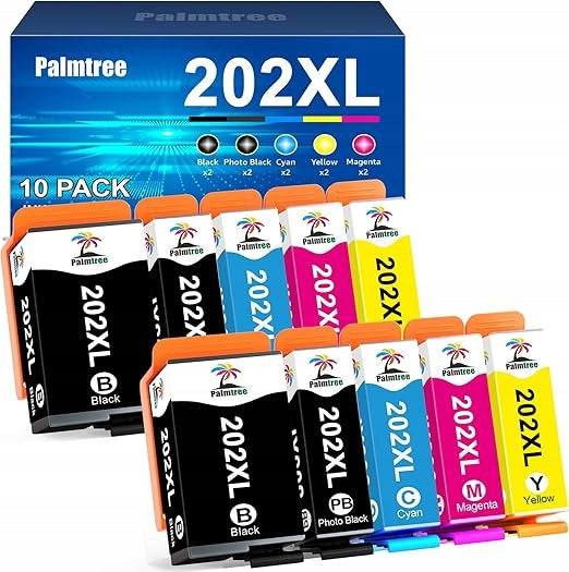 202 XL INK CARTRIDGES FOR EPSON EXPRESSION XP-6000 XP-6005 XP-6100 XP-6105 PRINTER