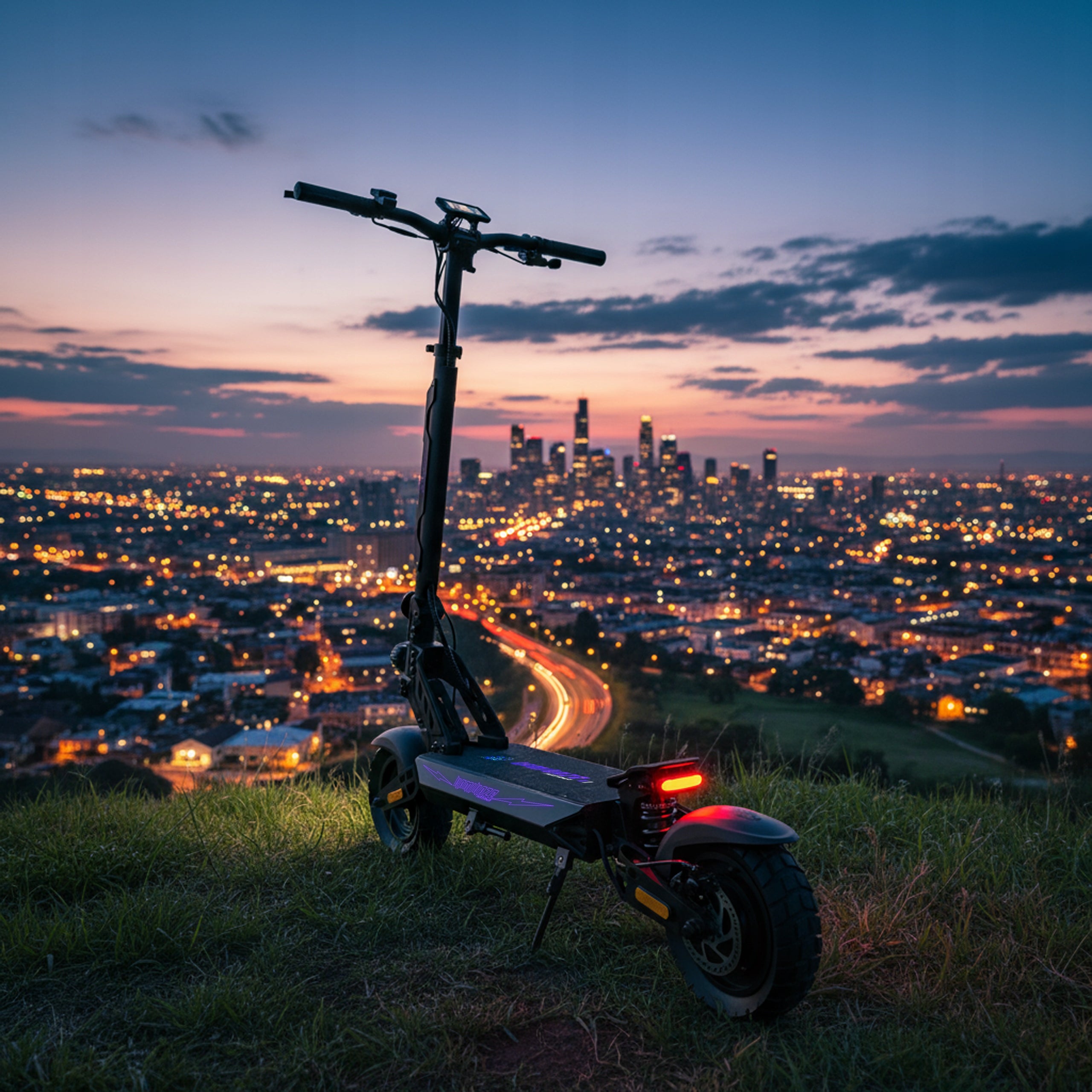 2025 Electric Scooter Kamikaze K1 Katana RGB, 1400W, NFC Lock Weight 24.5 kg