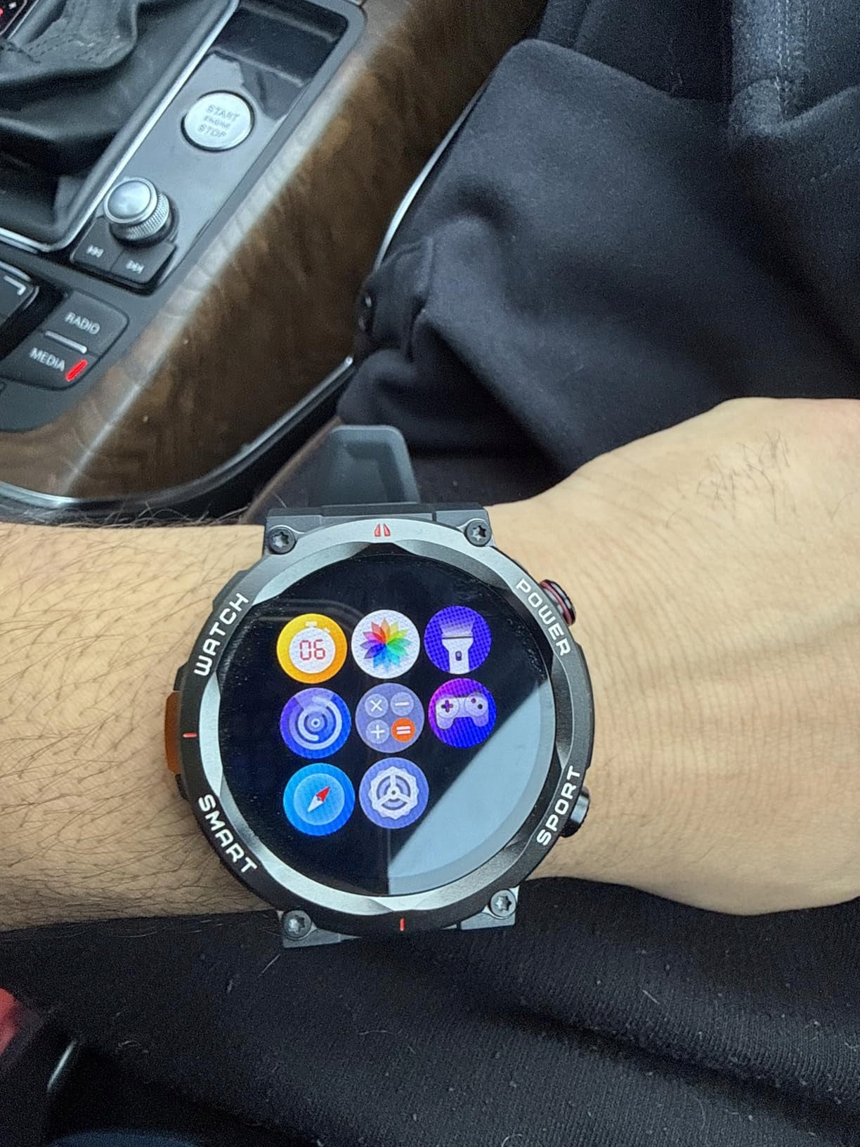 2025 Military Men's Smartwatch 30-Day battery Calls Compass Flashight IP68 Packaging status original