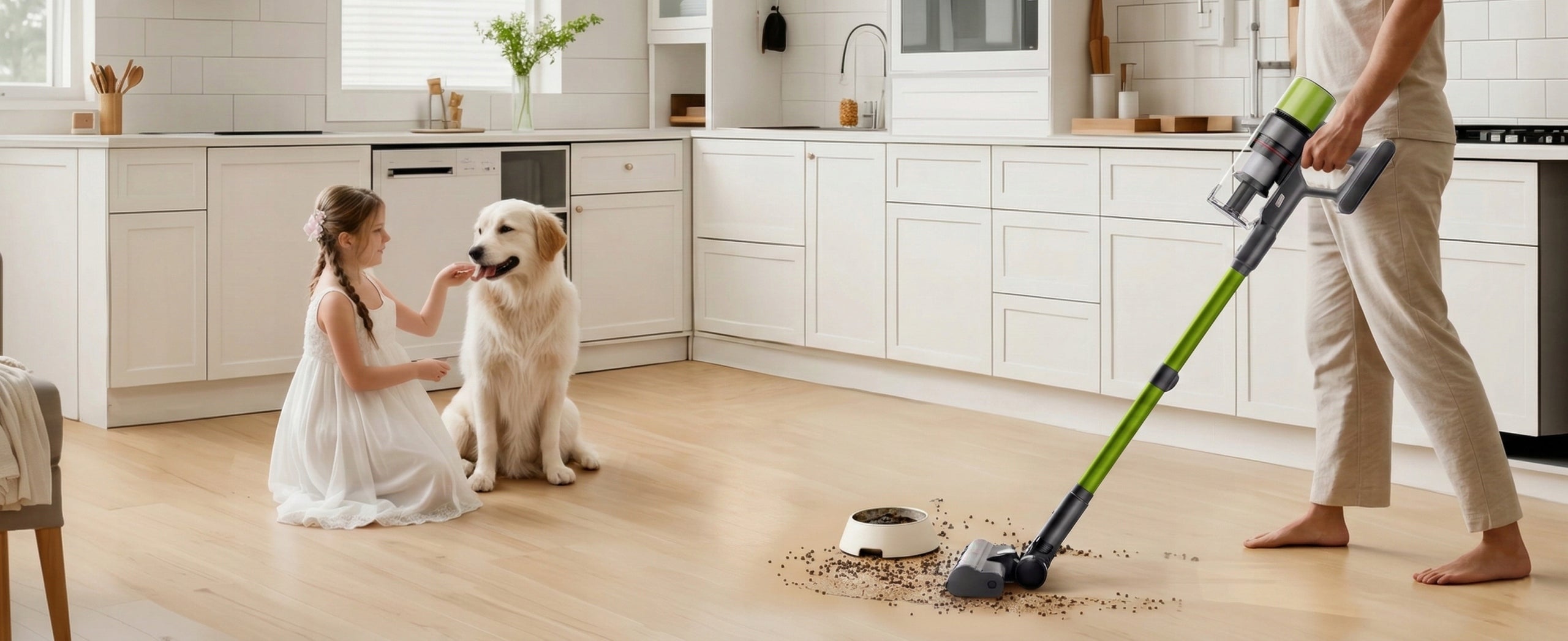 2025 SmartAI V6 Smart Vertical Vacuum Cleaner 65Kpa 650W 24000mAh Brand Smart AI