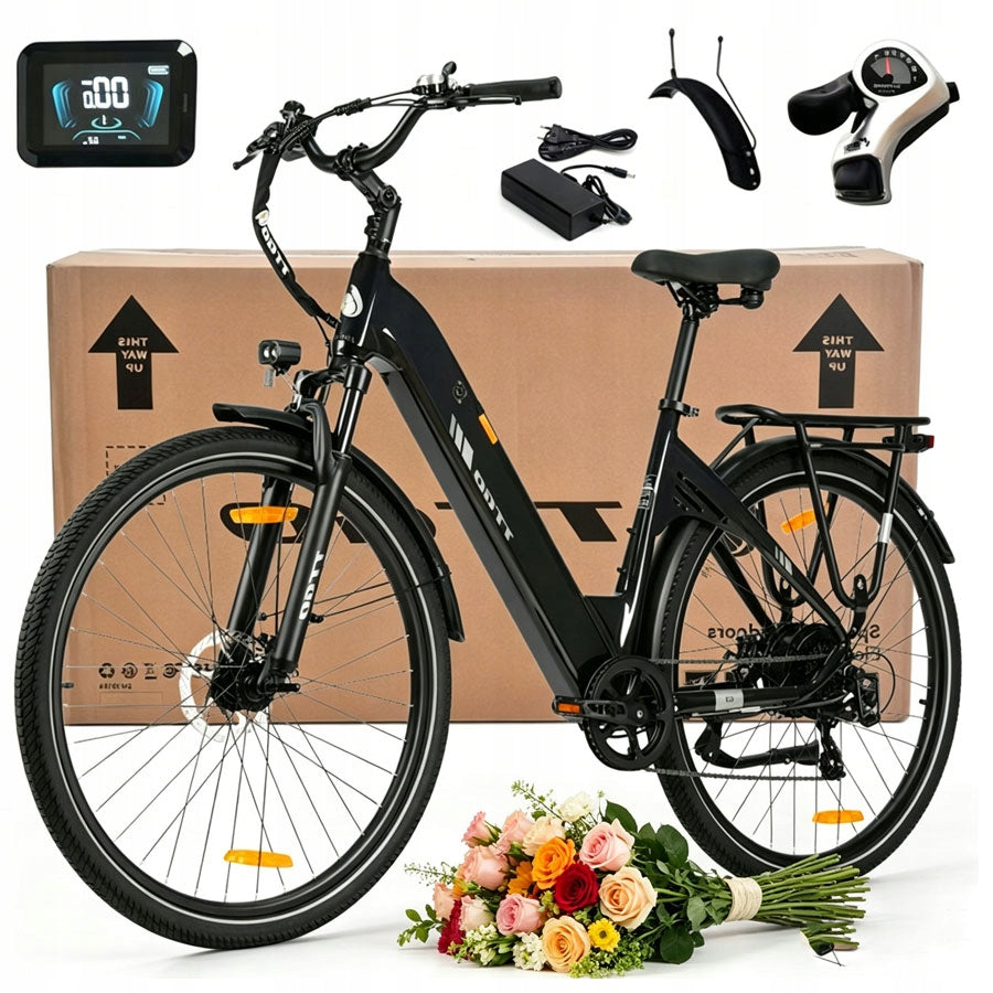 2026 Commuter Electric Bikes TTGO C3 SE 28'' 250W 36V 18Ah 120KM 20“*2.0“