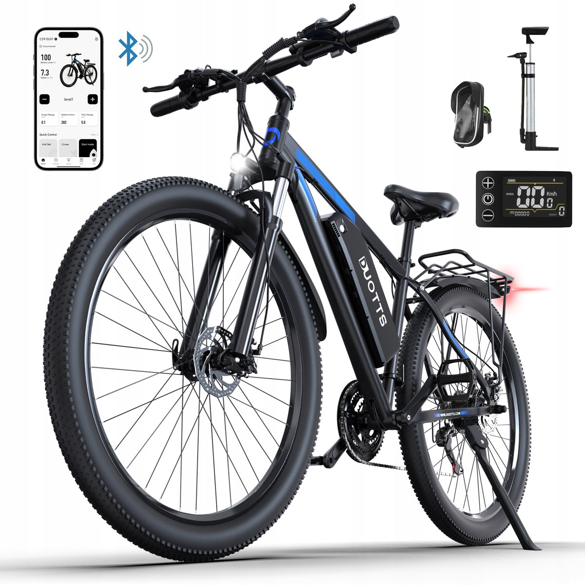 2026 DUOTTS C29-L 48V 15AH 1000W 55KM/H 29 X 2,1'' Shimano 21-speed Z App