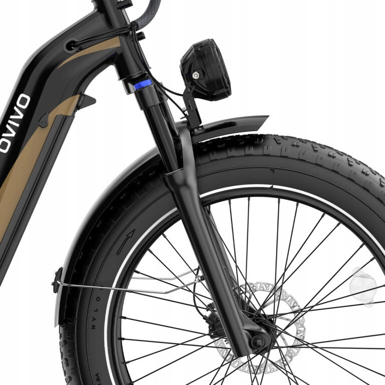 2026 Electric Bike OVIVO V6 Pro 18" Black | 250W Motor Range 150km Frame size M