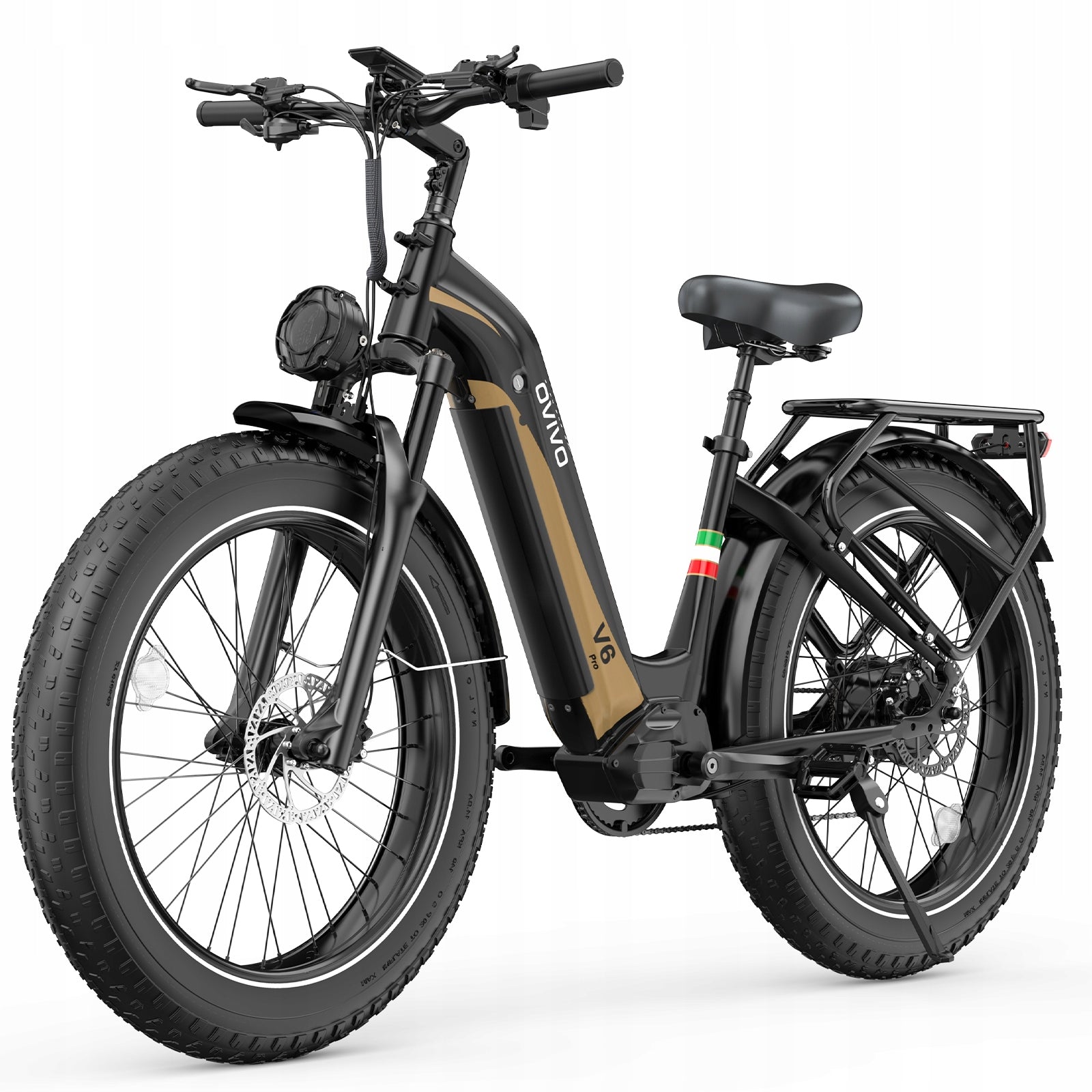 2026 Electric Bike OVIVO V6 Pro 18" Black | 250W Motor Range 150km Packaging status original