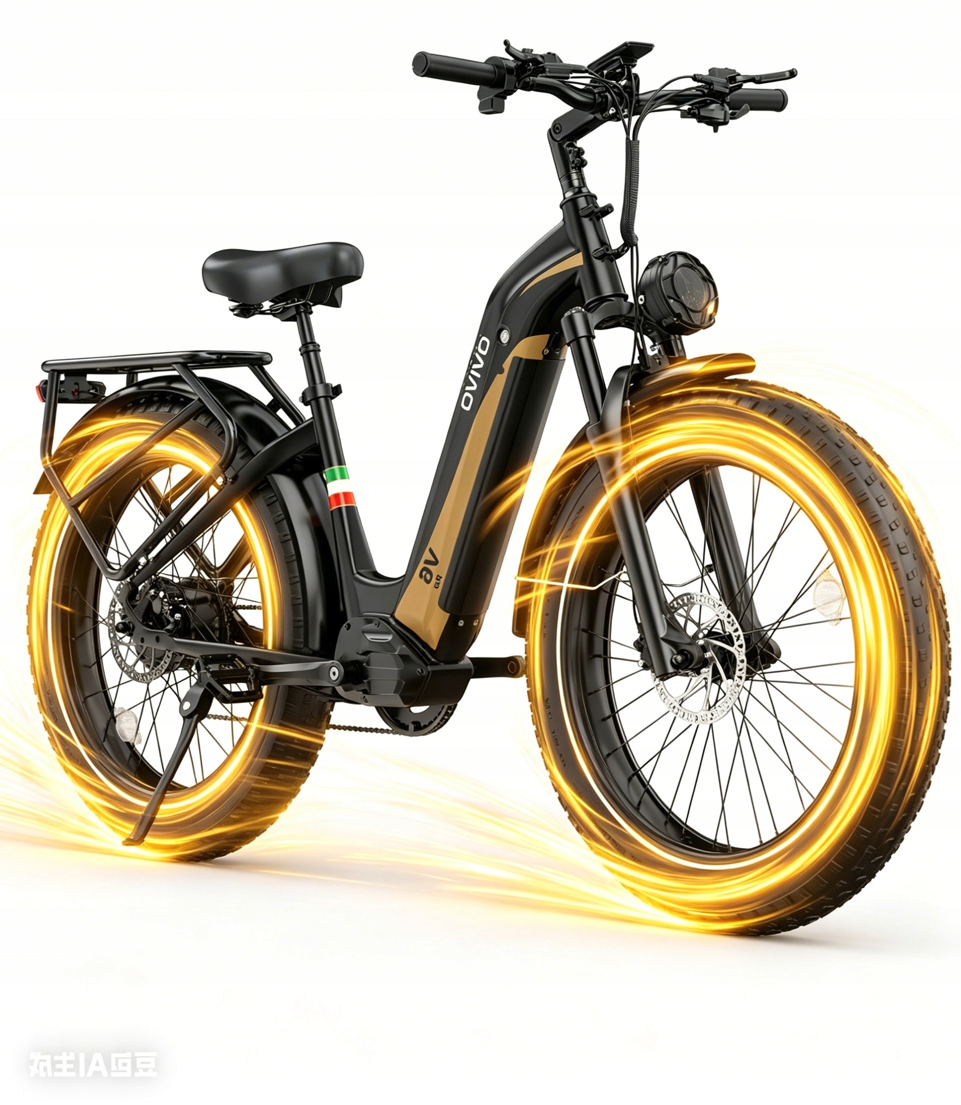 2026 Electric Bike OVIVO V6 Pro 18" Black | 250W Motor Range 150km