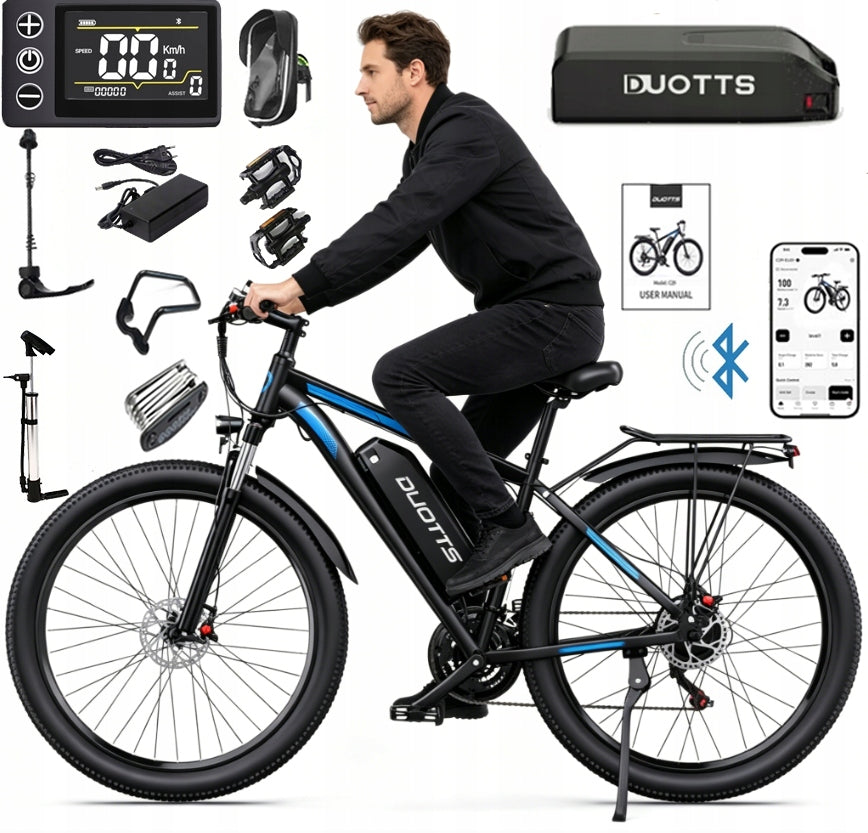 2026 Electric vehicles Duotts C29-L 750W 48V 15AH 52km/h Dual batteries
