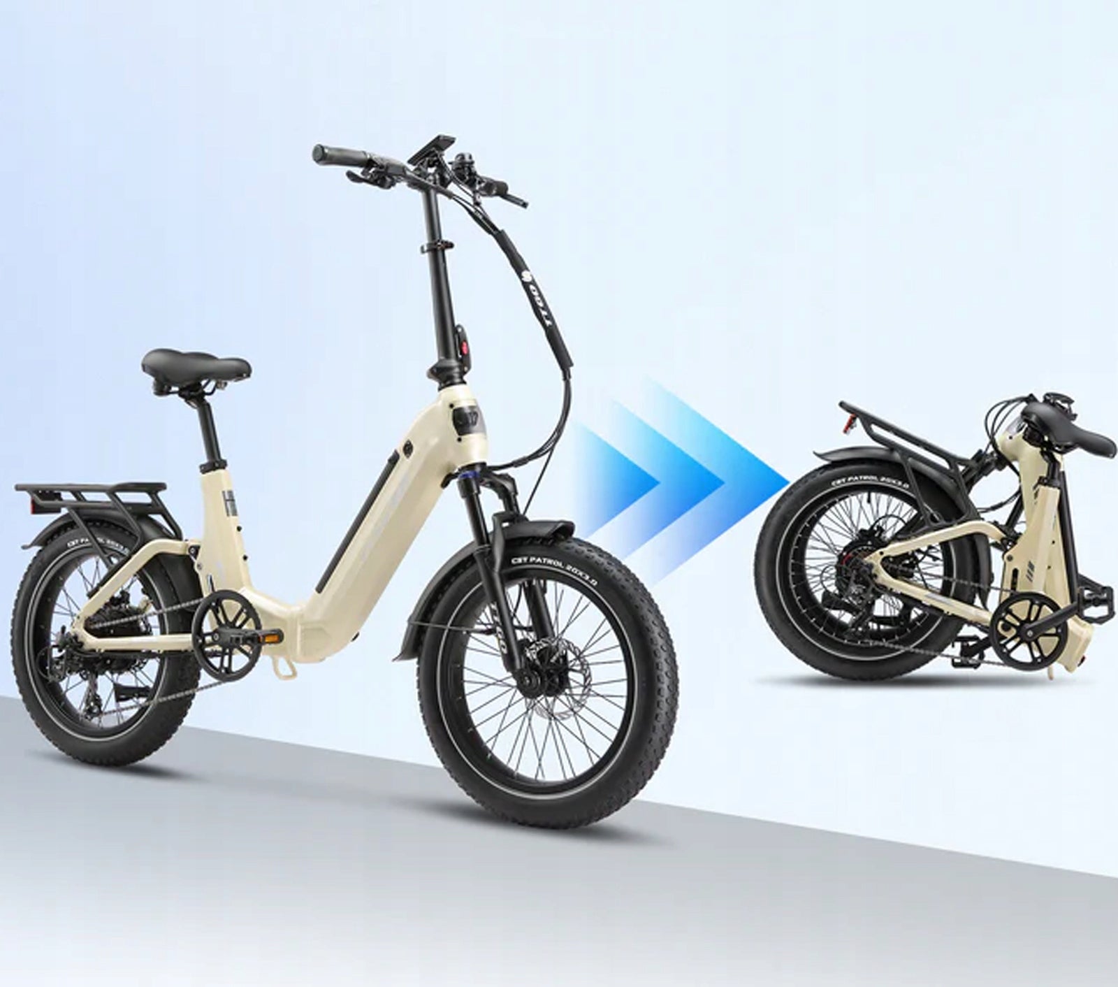2026 Folding electric bike TTGO F7 250W 48V 15Ah 70NM 25KM/h 120KM -EU Model TTGO 25KM/H 15Ah 250W 5601971266669