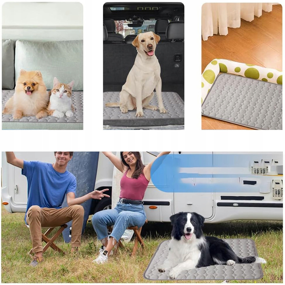 2026 NEW Cat Dog Cooling Mat Bed XL 100x75cm Packaging status original