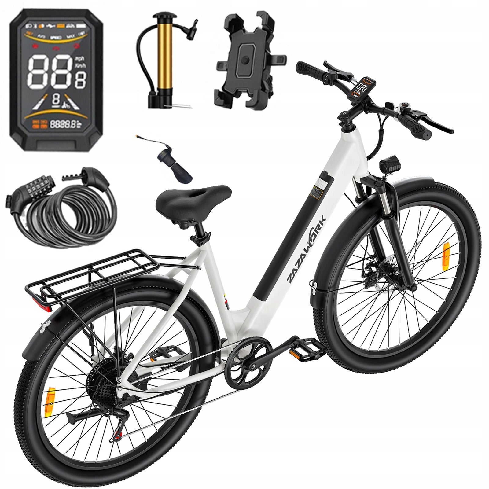 2026 NEW Women's/Men's Electric Bike 250W 36V 20AH E-bike 120km 29" PL