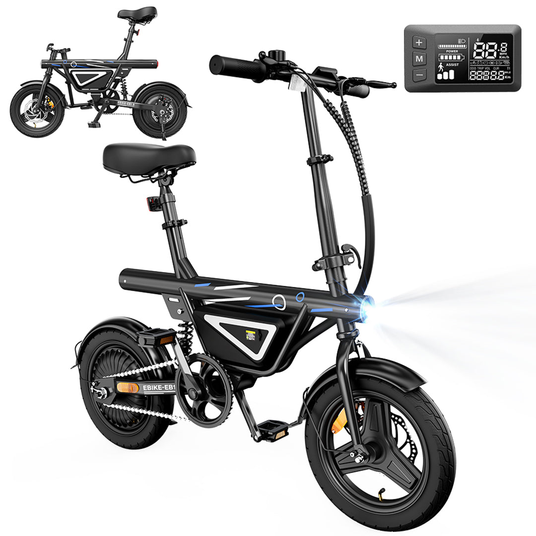 2026 New IScooter EB1S Electric Bike 25 km/h 50km range 250W 36V12Ah EU
