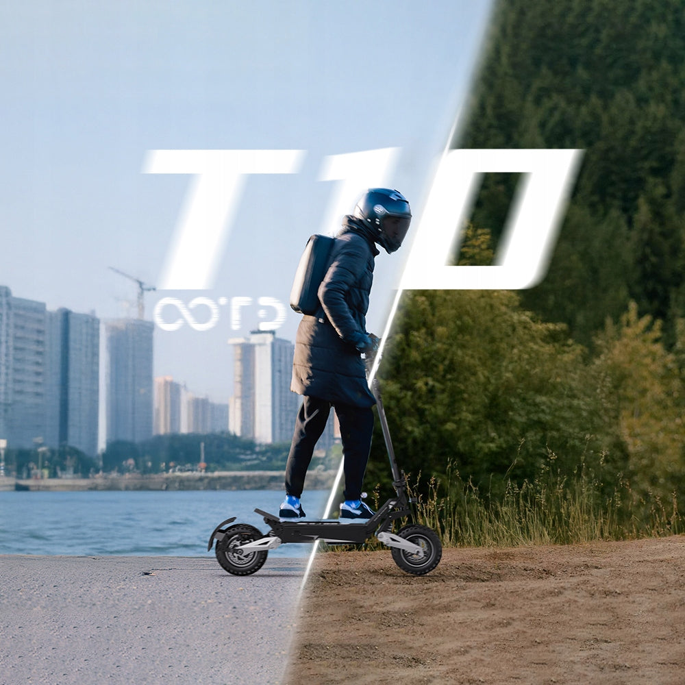 2026 OOTD T10 Folding Electric Scooter 900W 50KM/H 48V 13.5AH 45KM PL Model 791966273194 OOTD T10 13.5Ah