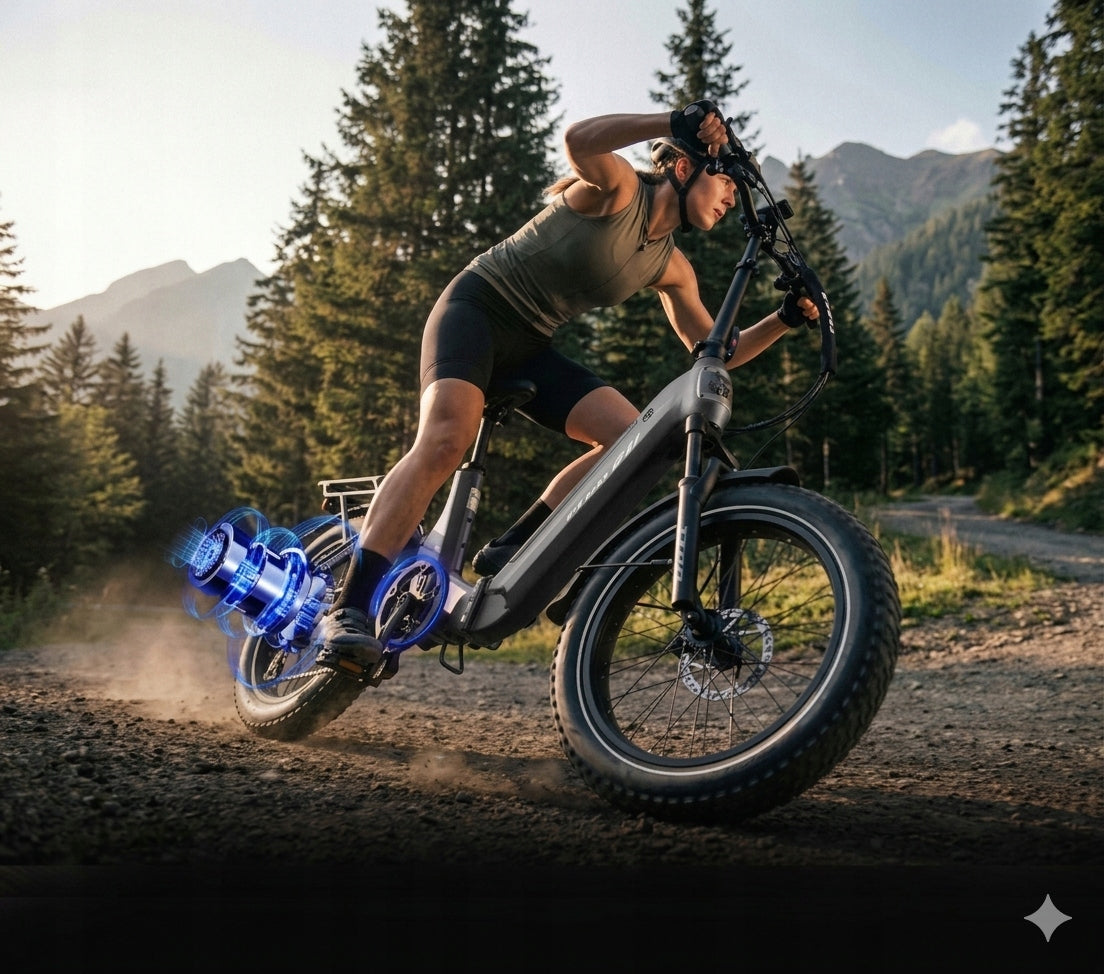 2026 TTGO F7 Folding Electric Bike 250W 70Nm 140km 48V15Ah 7 Speed Model TTGO F7 250W 70Nm 140km 48V15Ah 7 Speed niebieski2