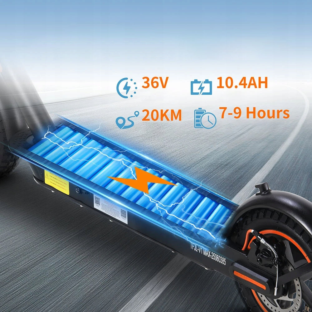 2026 TWOFISH V1 MAX Electric Scooters 500W 36V/10.4Ah 30KMh 10" APP Packaging status original