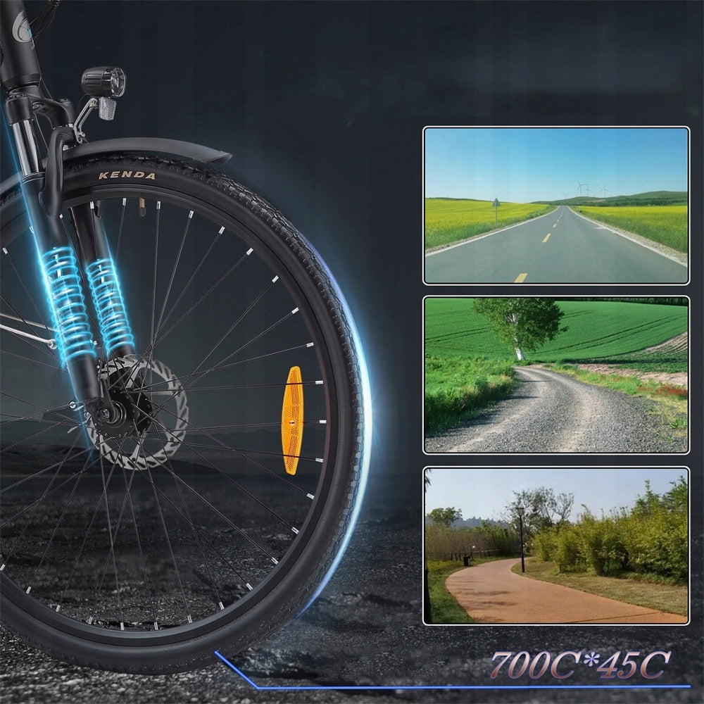 2026Electric bikes for commuting TTGO HZ 28ST 250W 36V 20Ah 120 km 28"-EU Frame size bigger