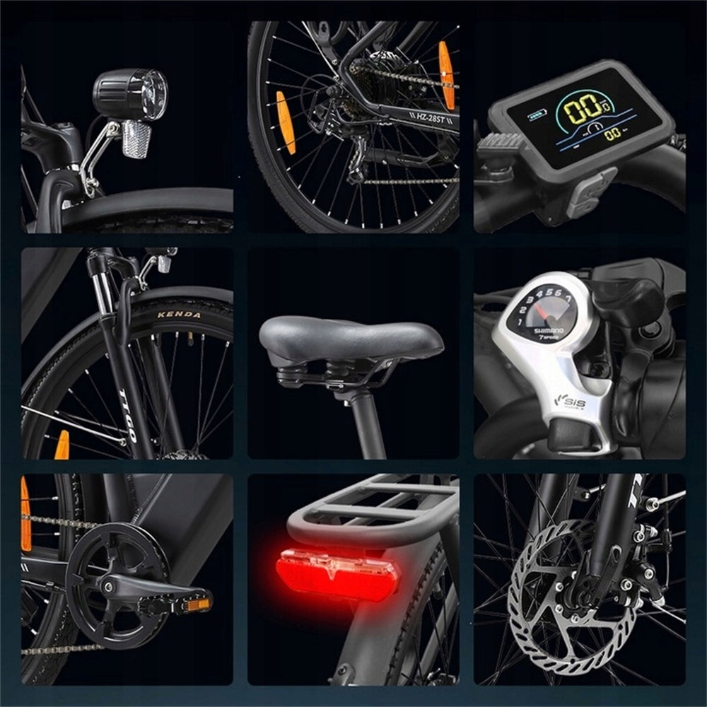 2026Electric bikes for commuting TTGO HZ 28ST 250W 36V 20Ah 120 km 28"-EU Maximum rated power electric bike (under 250W)