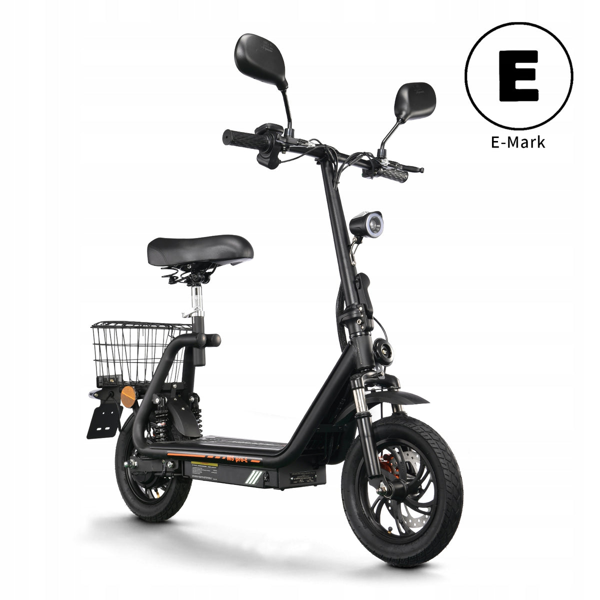 2026TWOFISH M5 PRO-E EEC Electric Vehicle Black, 500W, 40 km/h with Seat Manufacturer code 9331522470653