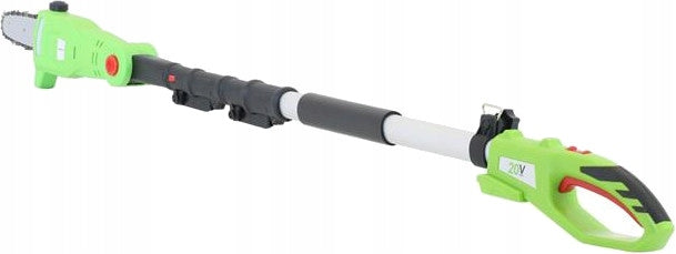 20V CORDLESS TELESCOPIC SAW BLADE ON BRANCH BOOM Power supply rechargeable battery