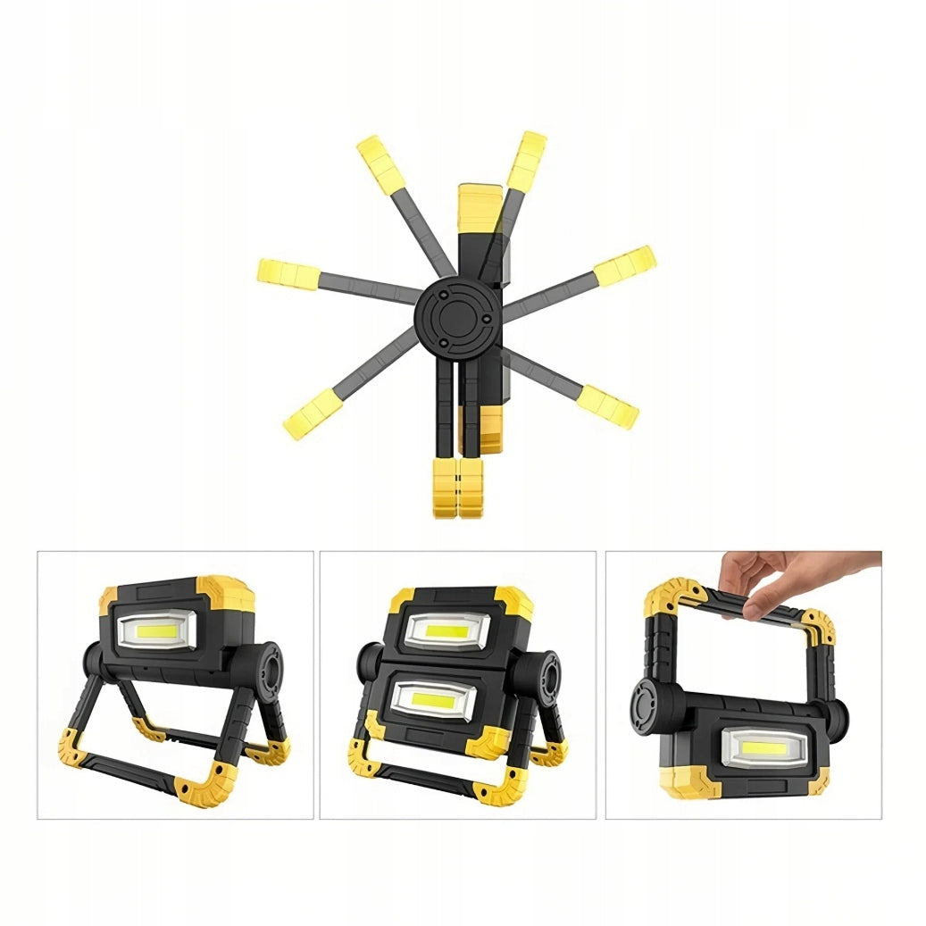 20W LED Halogen Headlight Black for Outdoor Use