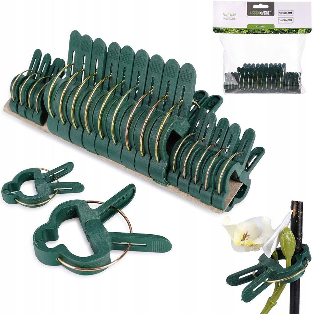 20x Clips BUCKLES Paper Clips Holder for Orchid Plants Climbing Fasteners