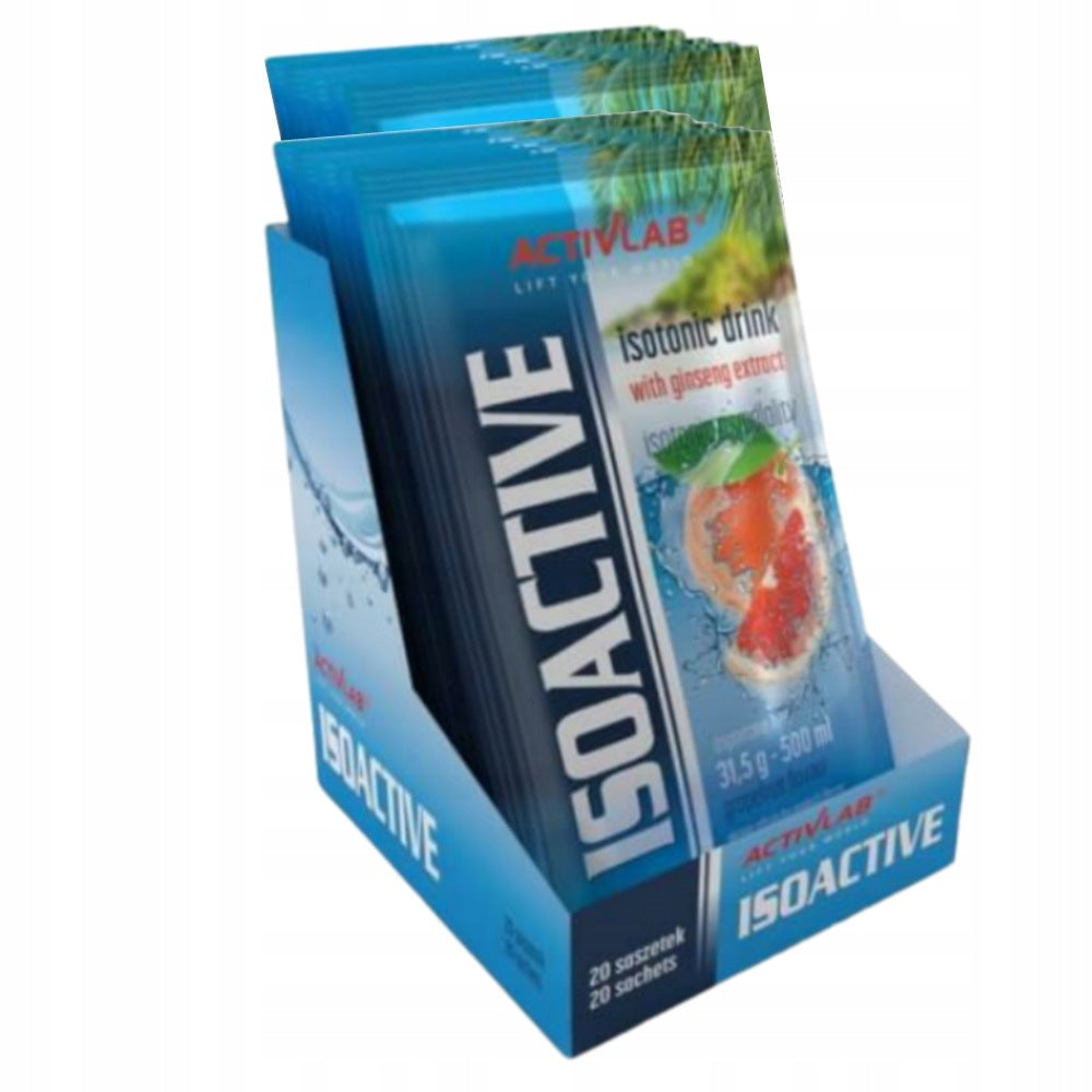 20x Functional Isotonic ACTIVLAB ISOACTIVE grapefruit electrolytes Expiration date not specified