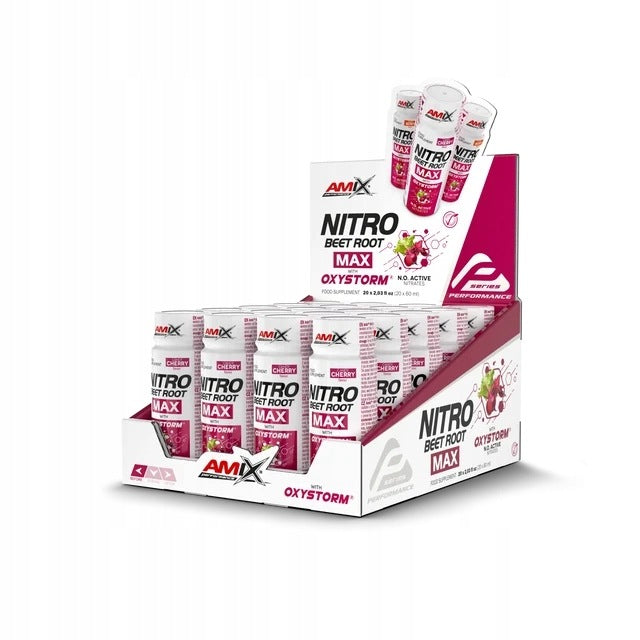 20x Nitro Beet Root MAX with Oxystorm 60ml sweet berry