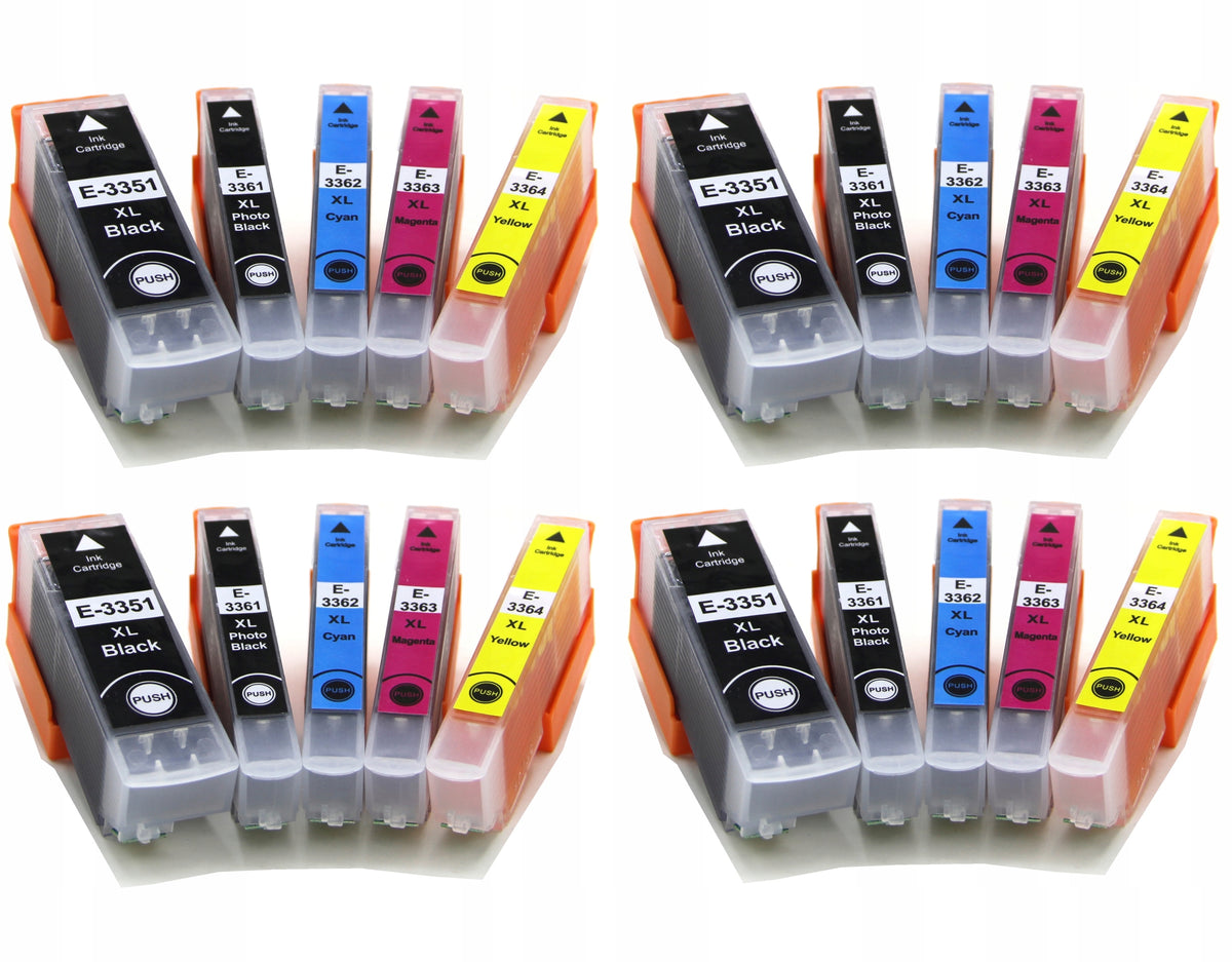 20x Printer ink EPSON T3351 XP-530 XP-540 XP-630 XP-635 XP-640 XP-830