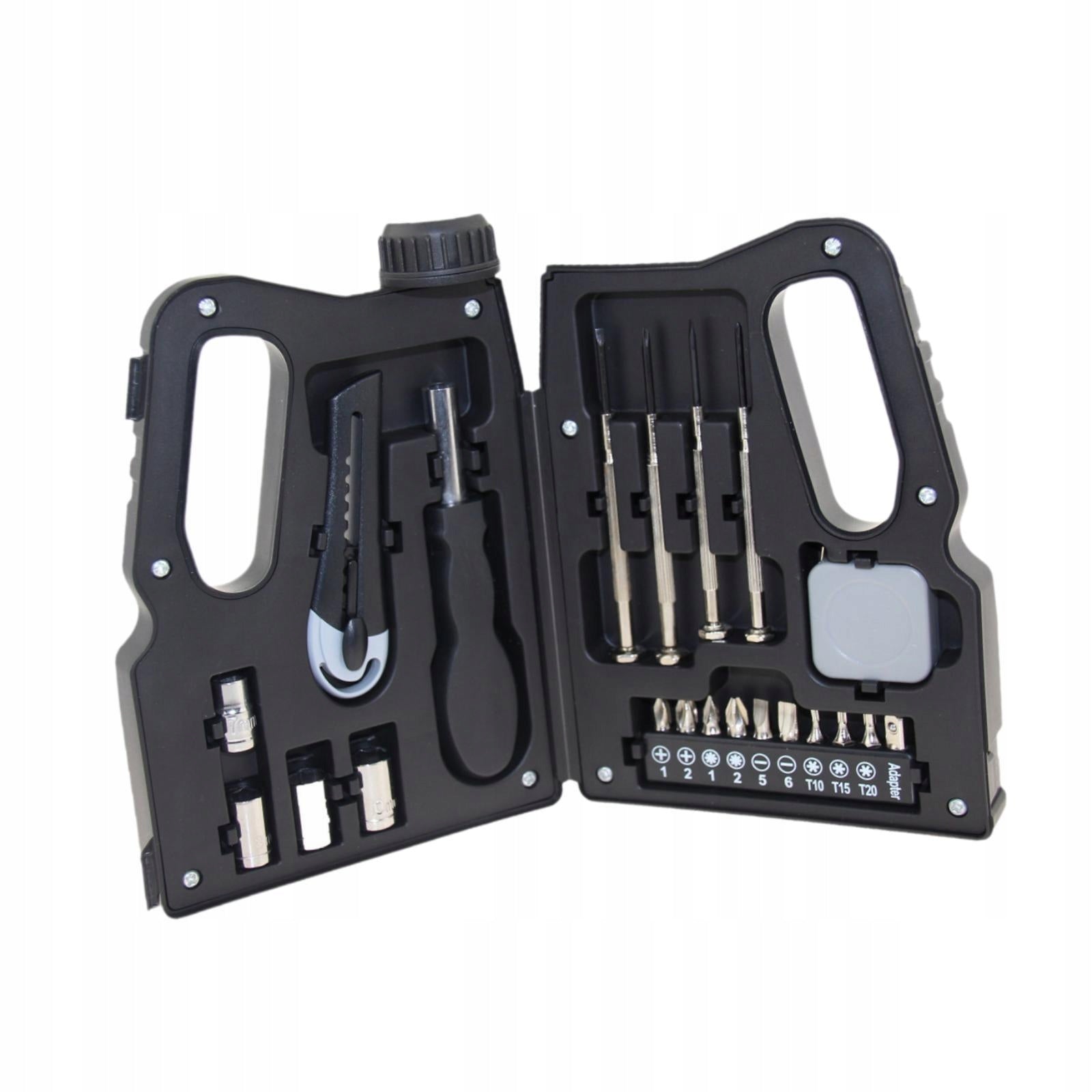 21 Pieces Hardware Tool Set Easy to Carry Practical Oil Pot Shape Brand no brand
