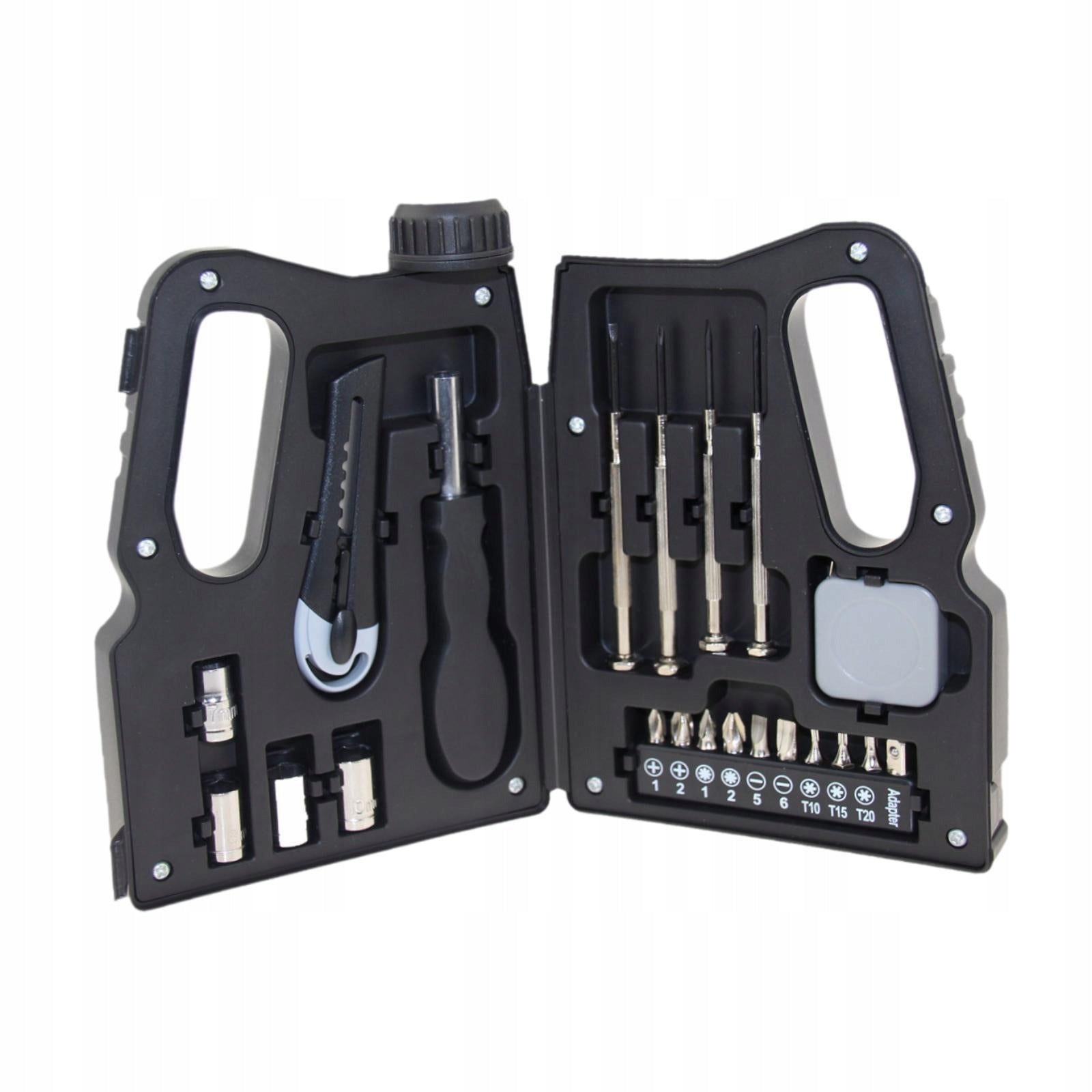 21 Pieces Hardware Tool Set Easy to Carry Practical Oil Pot Shape
