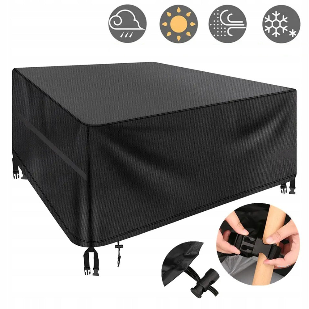 210 x 140 x 80 cm Waterproof Garden Furniture Protective Cover 180 GSM 420D