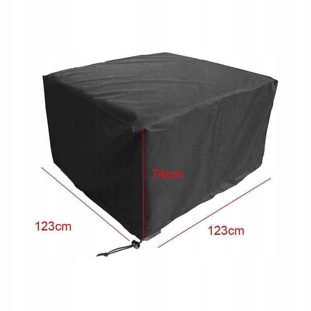 210D wodoodporny pokrowiec na meble ogrodowe – 100 rozmiarów Color black