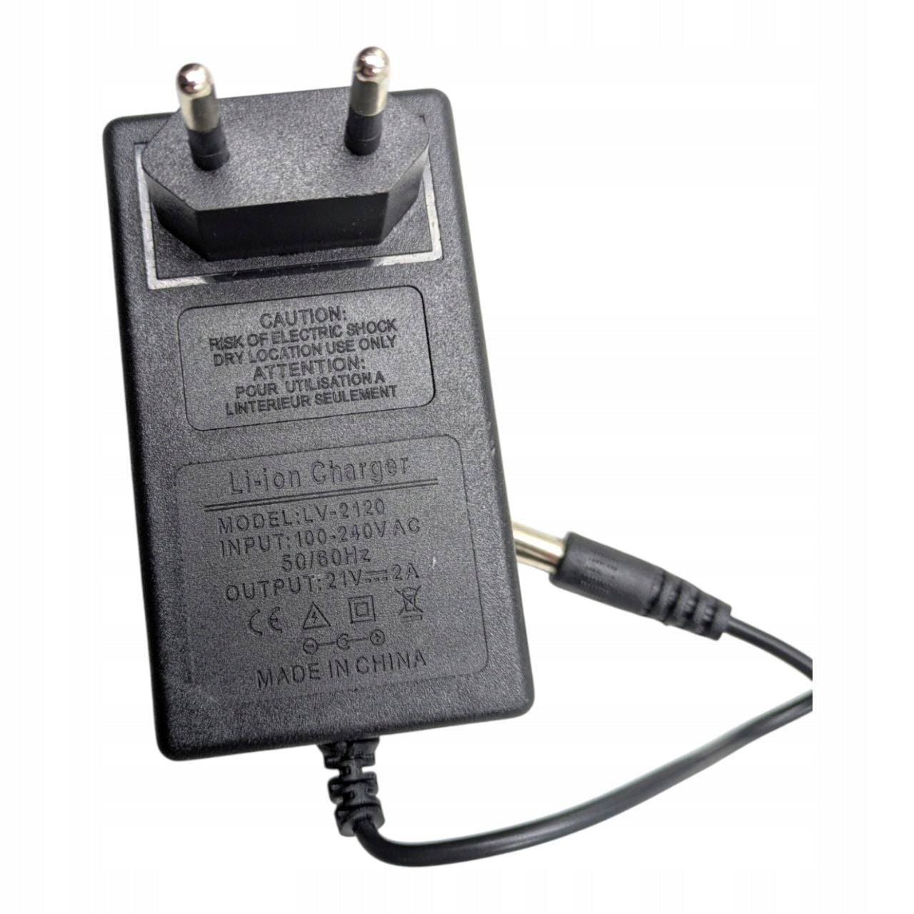 21V 1A LY-2120 EU LI-ION CHARGER FOR BATTERIES Brand Adeytos