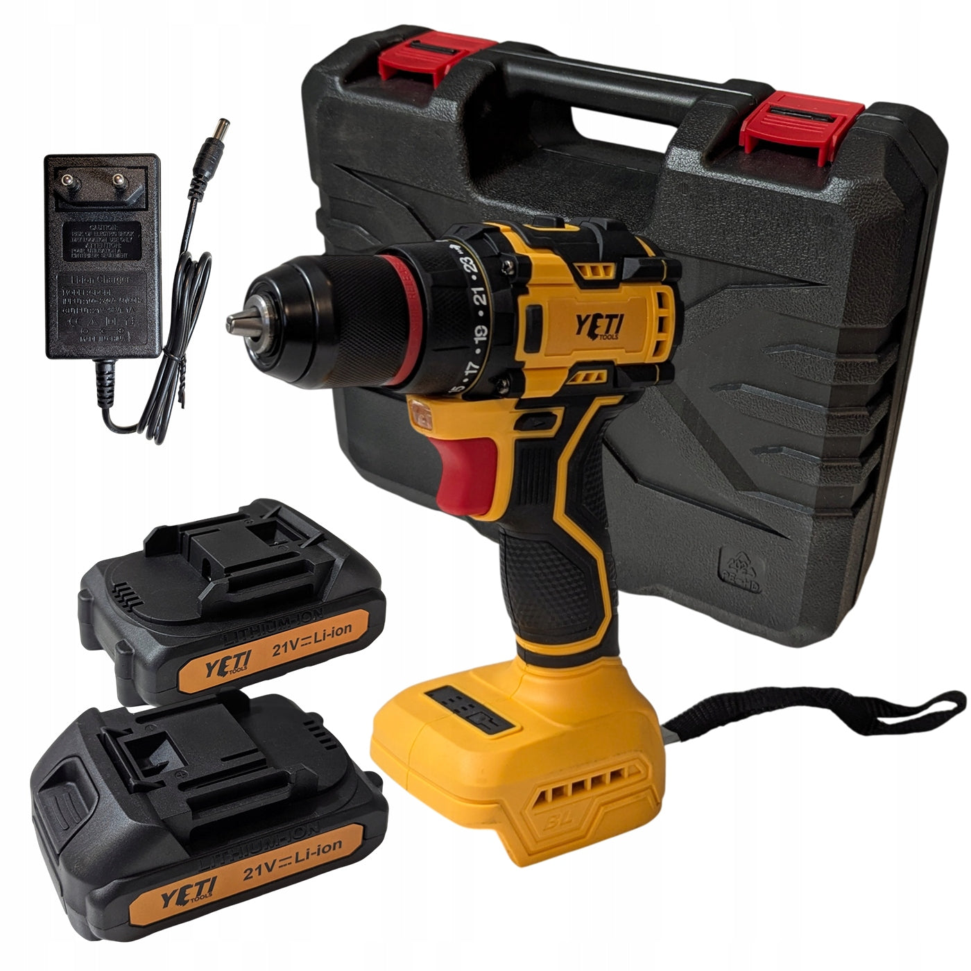 21V 2XAKU 60NM BRUSHLESS CORDLESS DRILL BIT Packaging status original