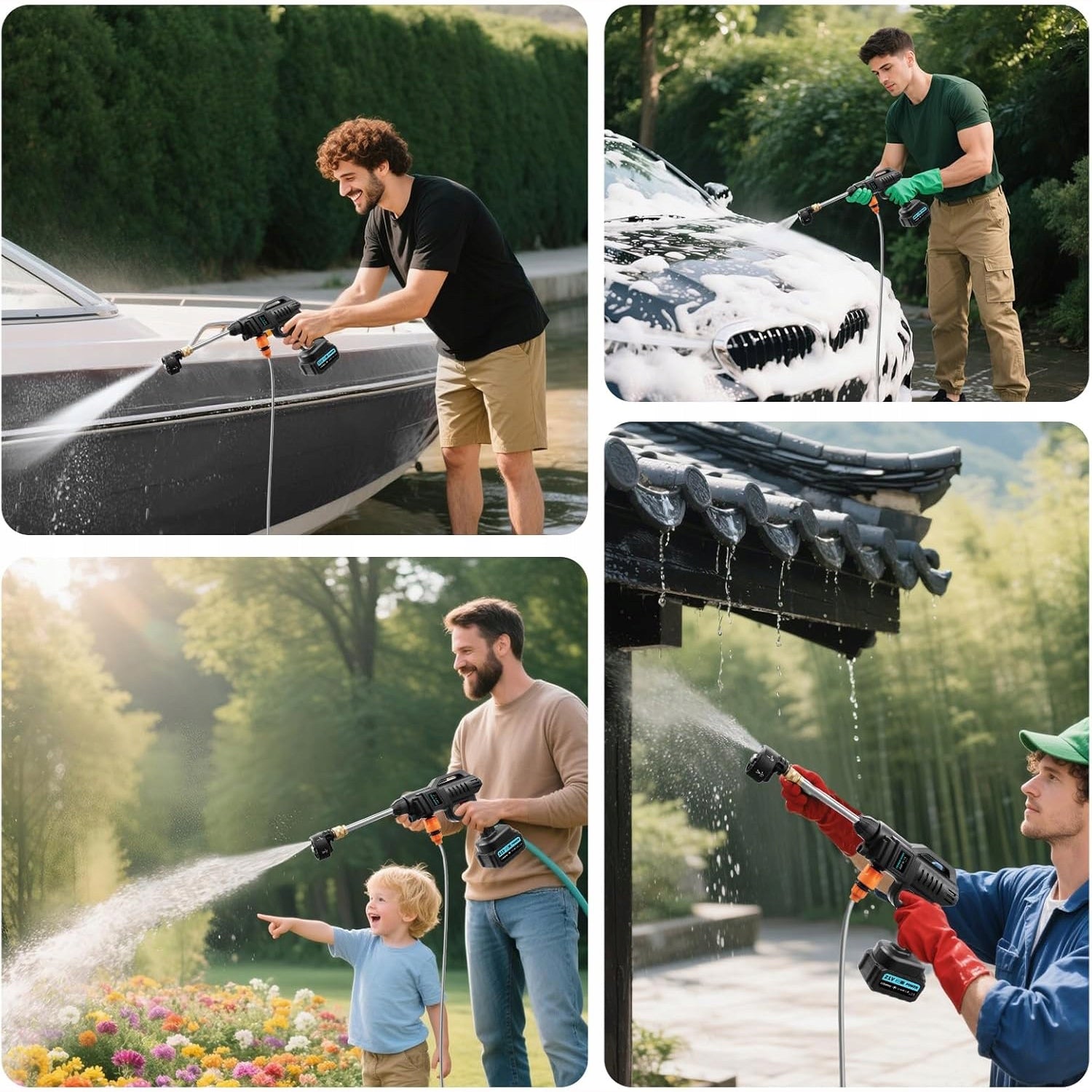 21V PRESSURE WASHER, PORTABLE WIRELESS HIGH PRESSURE WASHER Brand no brand
