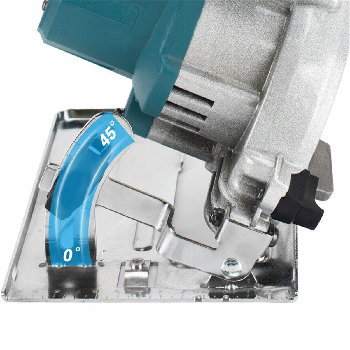 21V Wireless Circular Saw with 0-45° Angle Adjustment Rubber Handle Saw bore diameter 125 mm